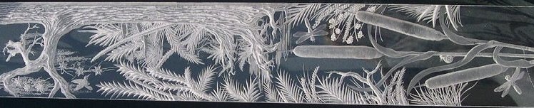 Custom made sculpted Acrylic panels for window insets. Click on pic to commission your own acrylic work from Gino. &copy; 2009 Gino DiAVonti