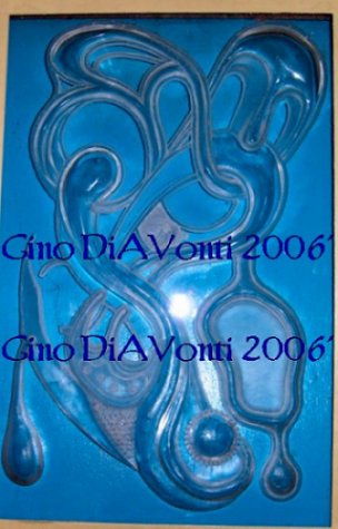 Surrealistic Acrylic sculpture. Click here to commission your own work from the artist.  &copy; 2009 Gino DiAVonti